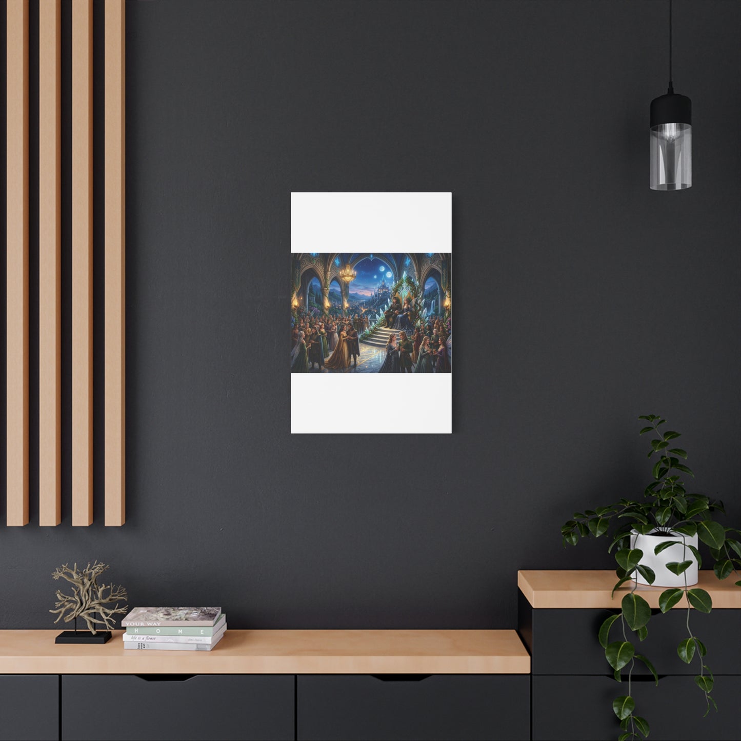 Fantasy Royal Coronation Canvas Art - Matte Stretched Wall Decor