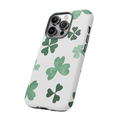Shamrock Tough Phone Case — St. Patrick’s Day Clover Protective Cover