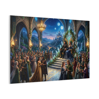 Fantasy Royal Coronation Canvas Art - Matte Stretched Wall Decor