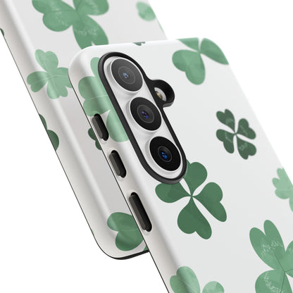 Shamrock Tough Phone Case — St. Patrick’s Day Clover Protective Cover
