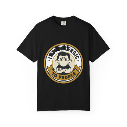 I Am Allergic To People T-Shirt — Funny Anti-Social Graphic Tee