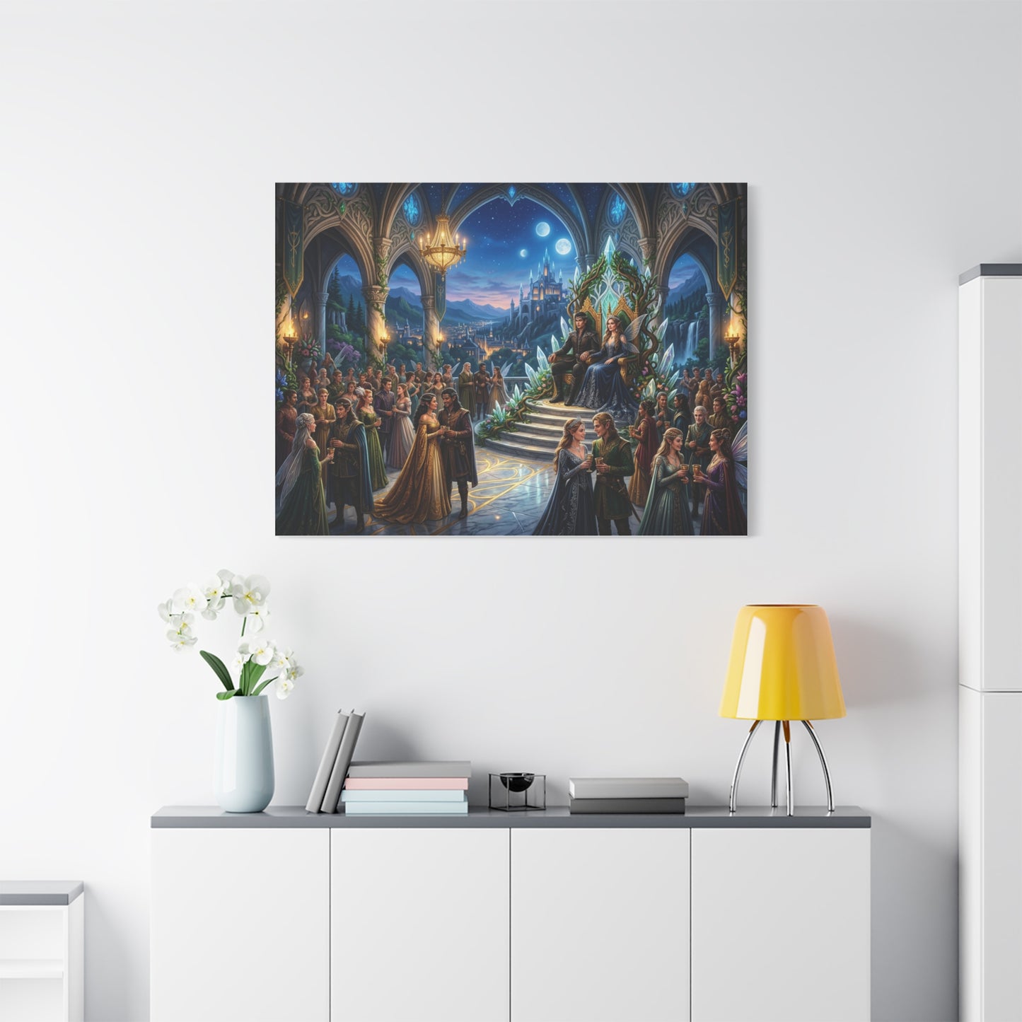 Fantasy Royal Coronation Canvas Art - Matte Stretched Wall Decor