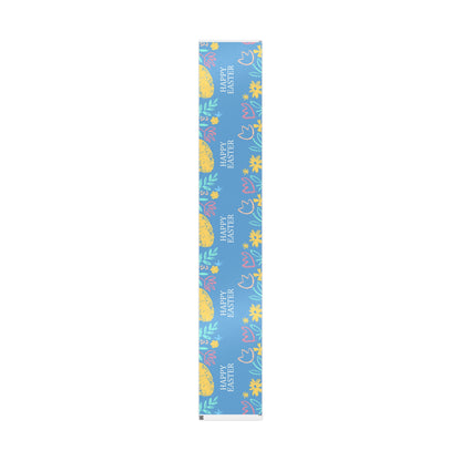 Easter Eggs & Chicks Wrapping Paper Roll — Cute Blue Holiday Gift Wrap