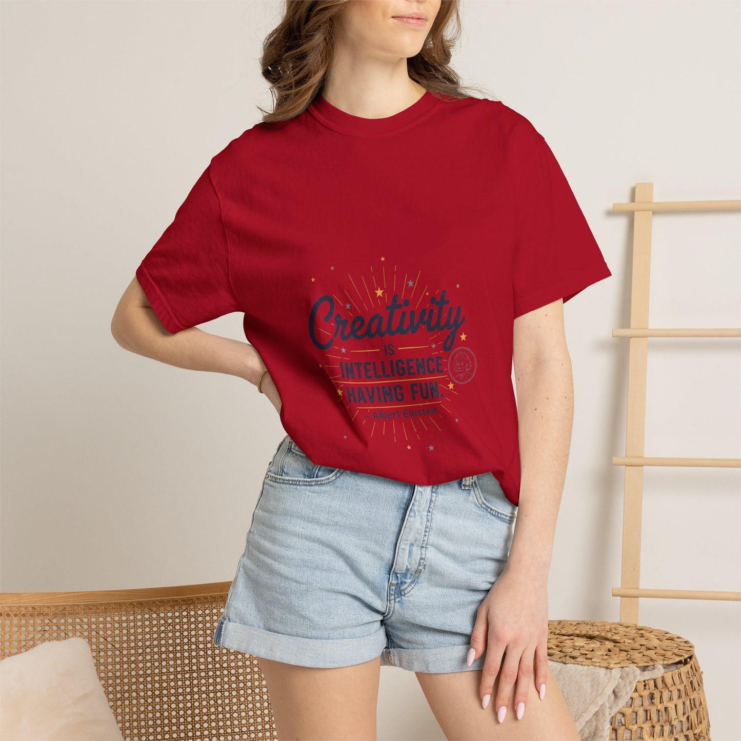 Creativity Is Intelligence T-Shirt — Inspirational Albert Einstein Quote Tee