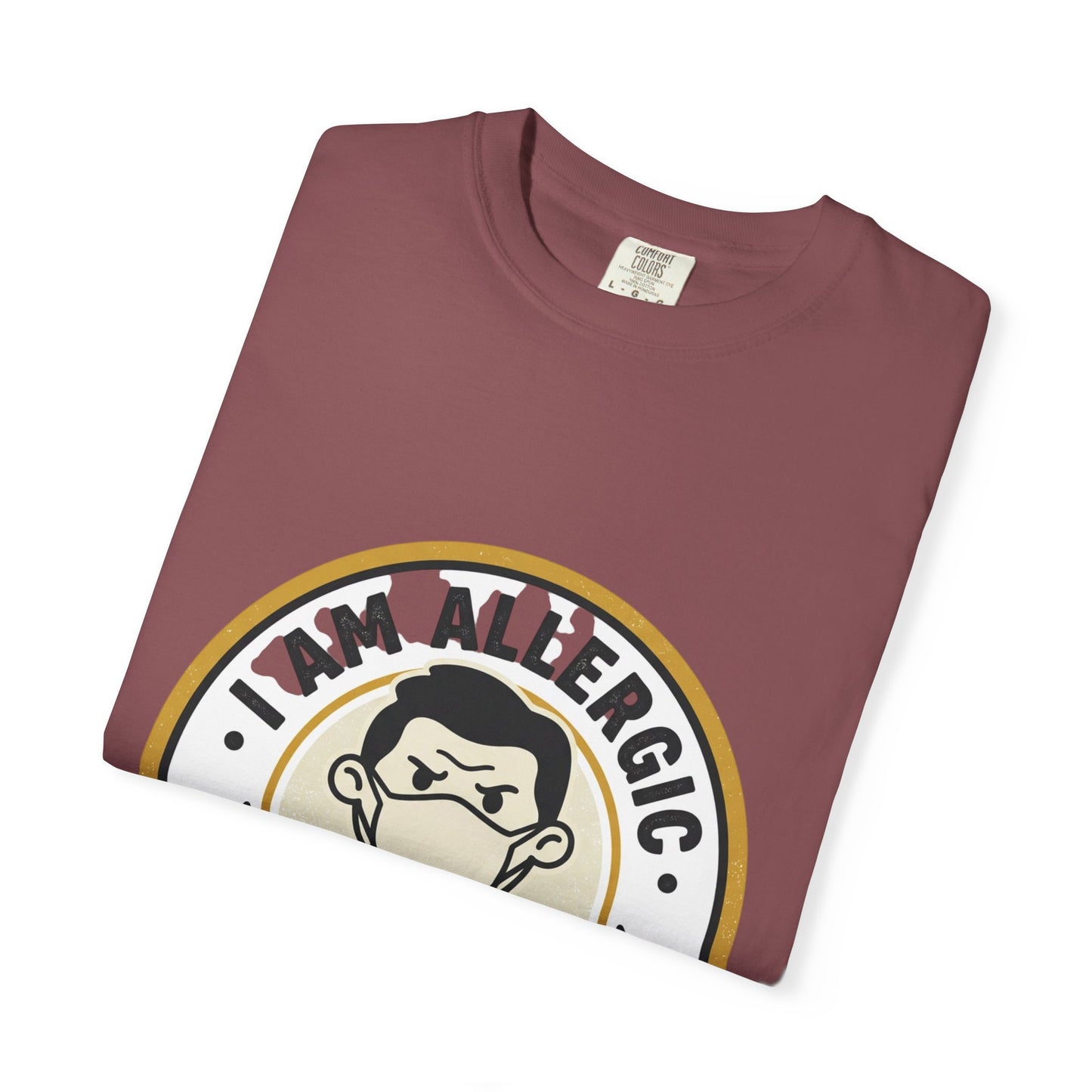 I Am Allergic To People T-Shirt — Funny Anti-Social Graphic Tee