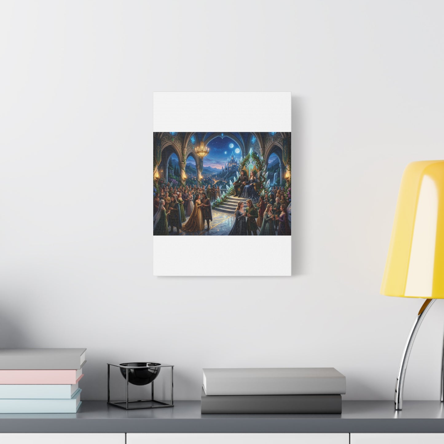 Fantasy Royal Coronation Canvas Art - Matte Stretched Wall Decor
