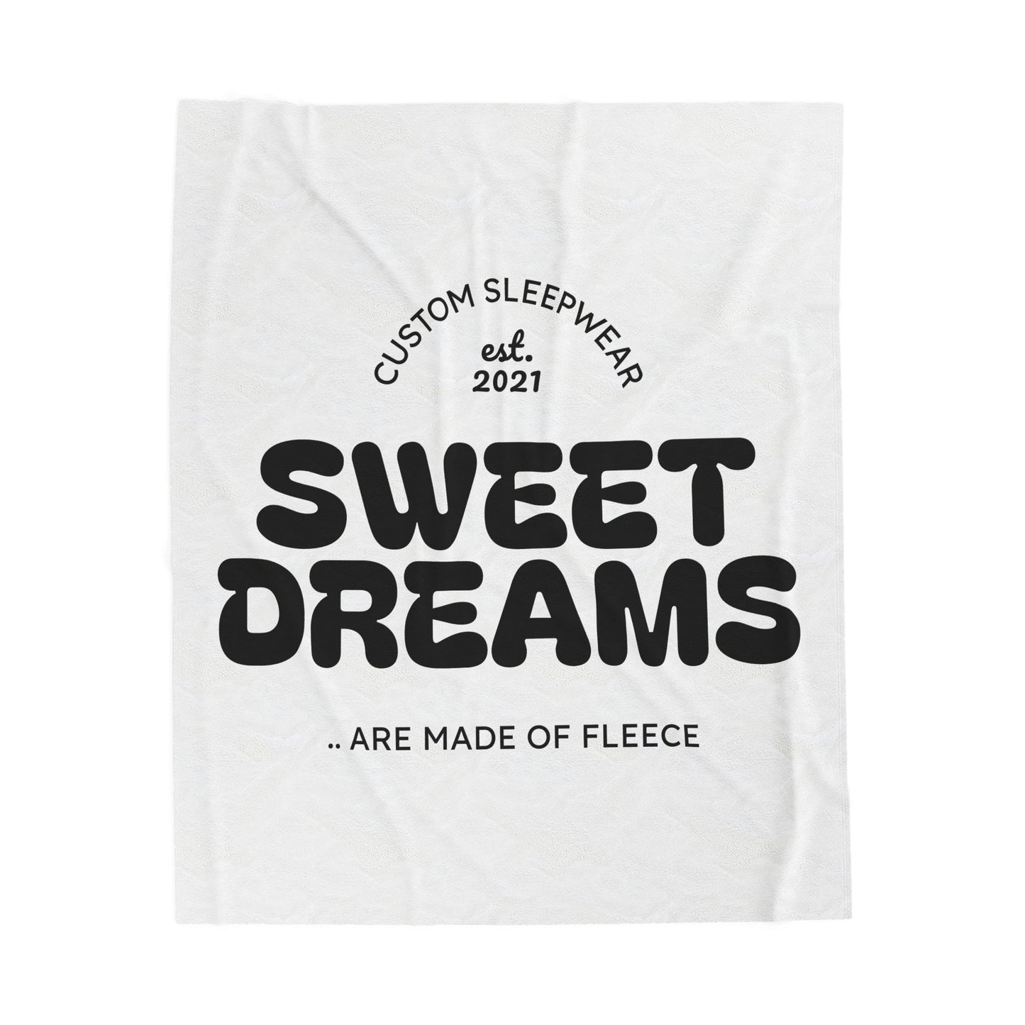 Sweet Dreams Fleece Throw