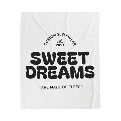 Sweet Dreams Fleece Throw