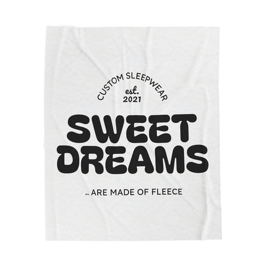Sweet Dreams Fleece Throw