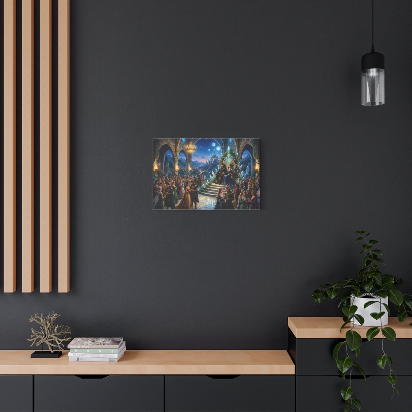 Fantasy Royal Coronation Canvas Art - Matte Stretched Wall Decor
