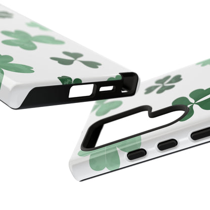 Shamrock Tough Phone Case — St. Patrick’s Day Clover Protective Cover