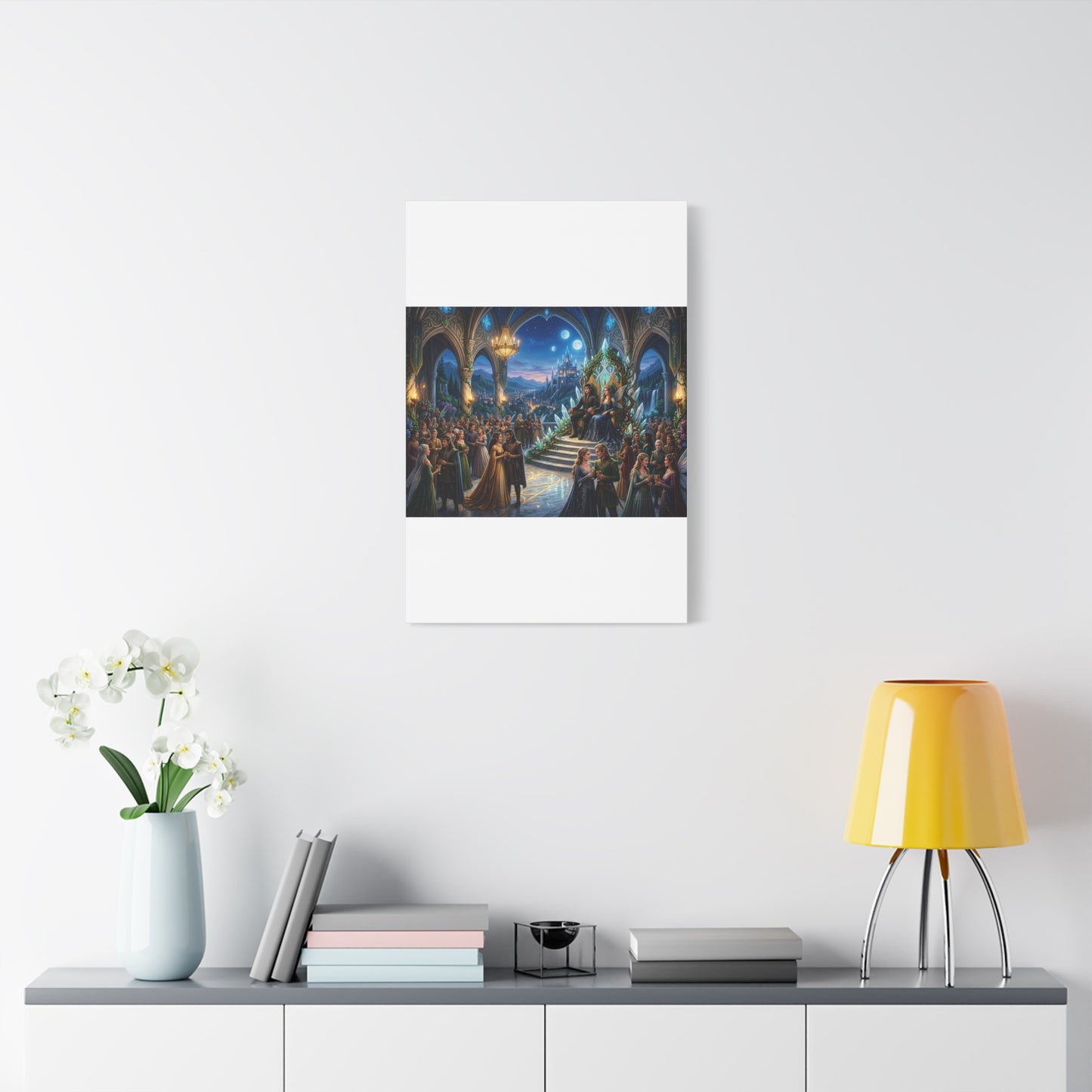 Fantasy Royal Coronation Canvas Art - Matte Stretched Wall Decor