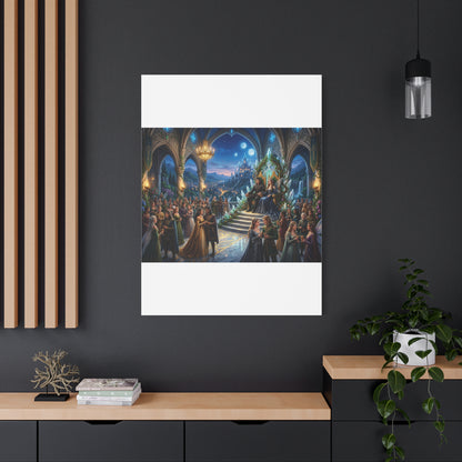 Fantasy Royal Coronation Canvas Art - Matte Stretched Wall Decor
