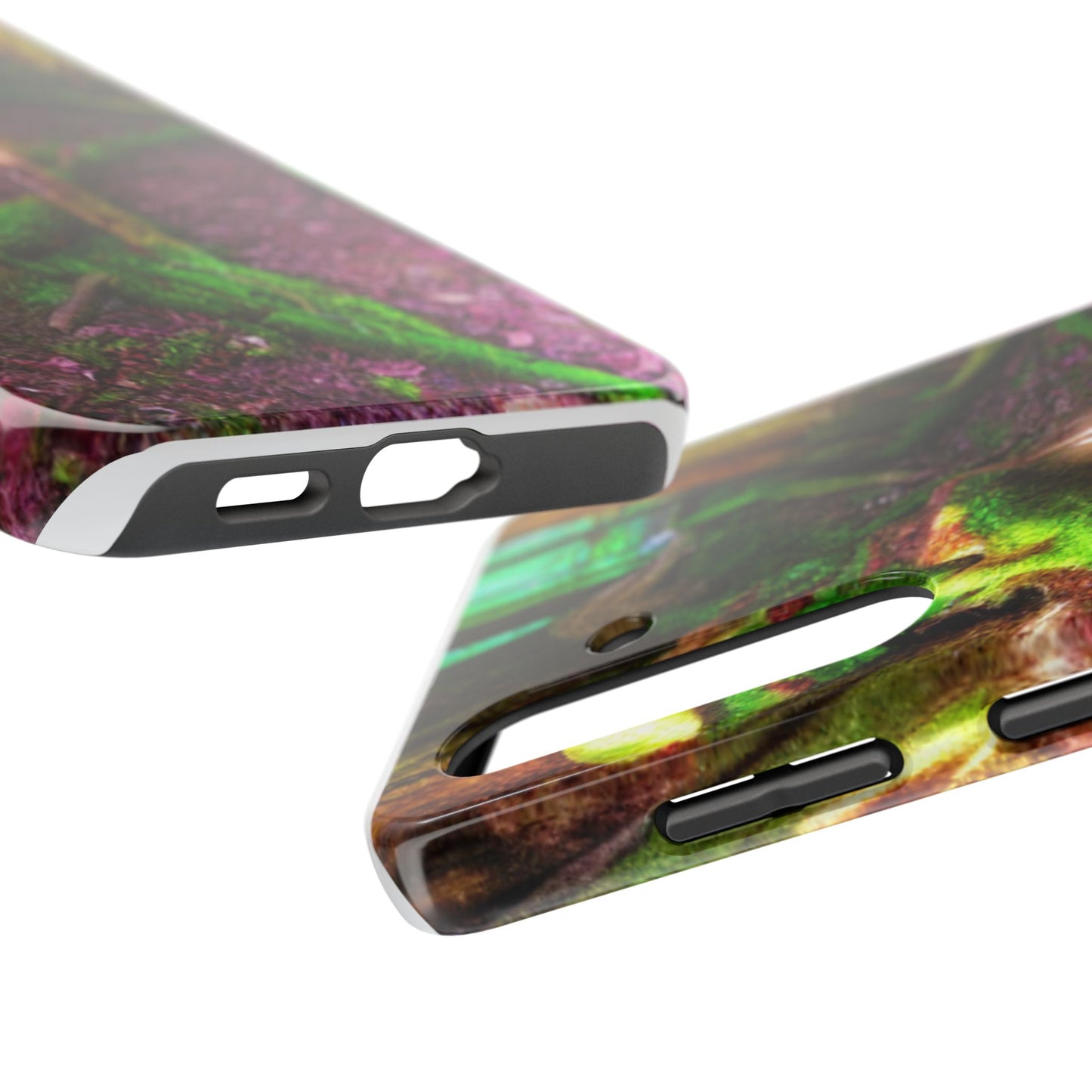 Forest Moss Candle Phone Case — Enchanted Woodland Tough Phone Case