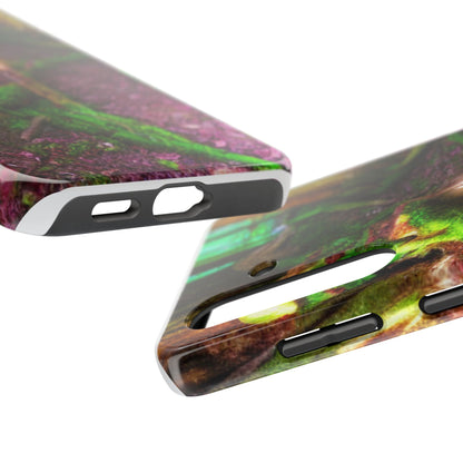 Forest Moss Candle Phone Case — Enchanted Woodland Tough Phone Case
