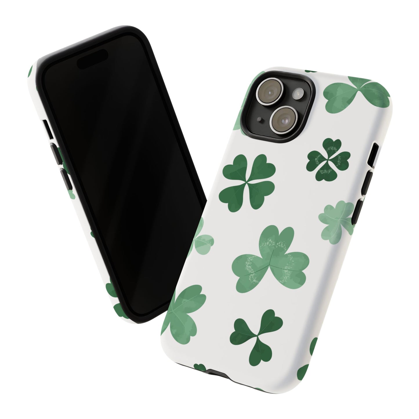 Shamrock Tough Phone Case — St. Patrick’s Day Clover Protective Cover