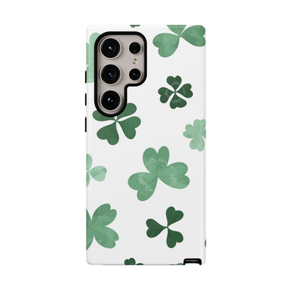 Shamrock Tough Phone Case — St. Patrick’s Day Clover Protective Cover