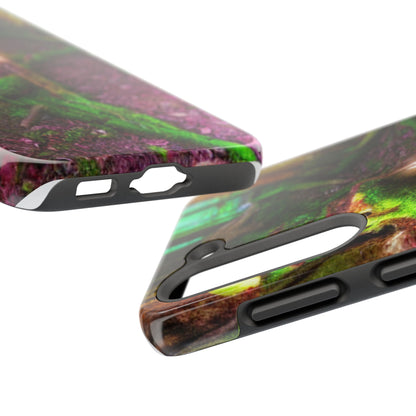 Forest Moss Candle Phone Case — Enchanted Woodland Tough Phone Case