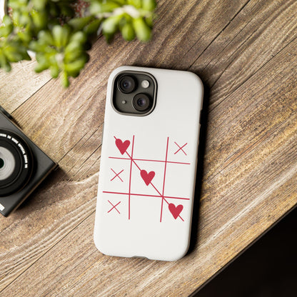 Phone Case - Tic Tac Love Heart Design (Valentine’s Day Gift)