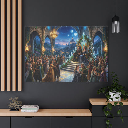 Fantasy Royal Coronation Canvas Art - Matte Stretched Wall Decor