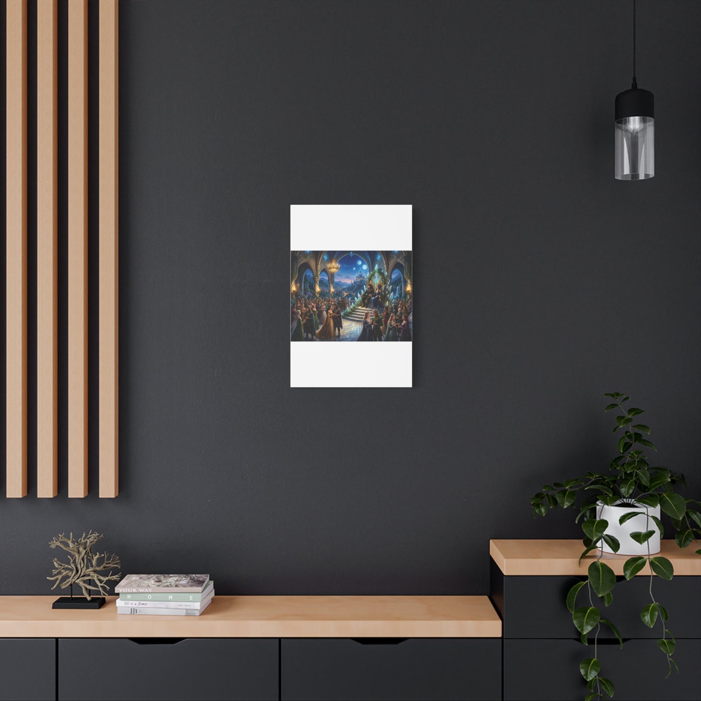 Fantasy Royal Coronation Canvas Art - Matte Stretched Wall Decor