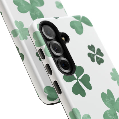 Shamrock Tough Phone Case — St. Patrick’s Day Clover Protective Cover