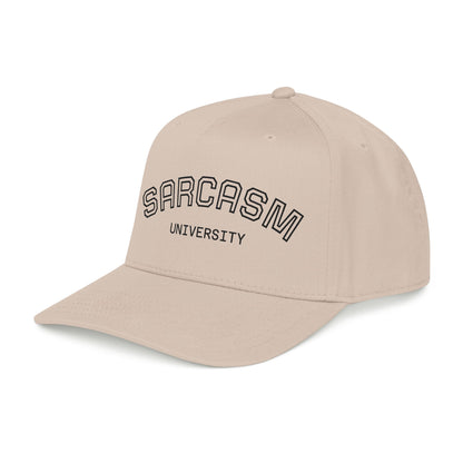 Sarcasm University Baseball Cap — Funny Embroidered Mid-Profile Hat