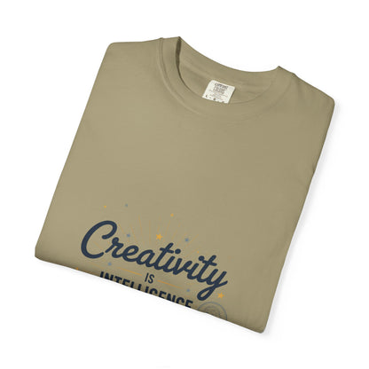 Creativity Is Intelligence T-Shirt — Inspirational Albert Einstein Quote Tee