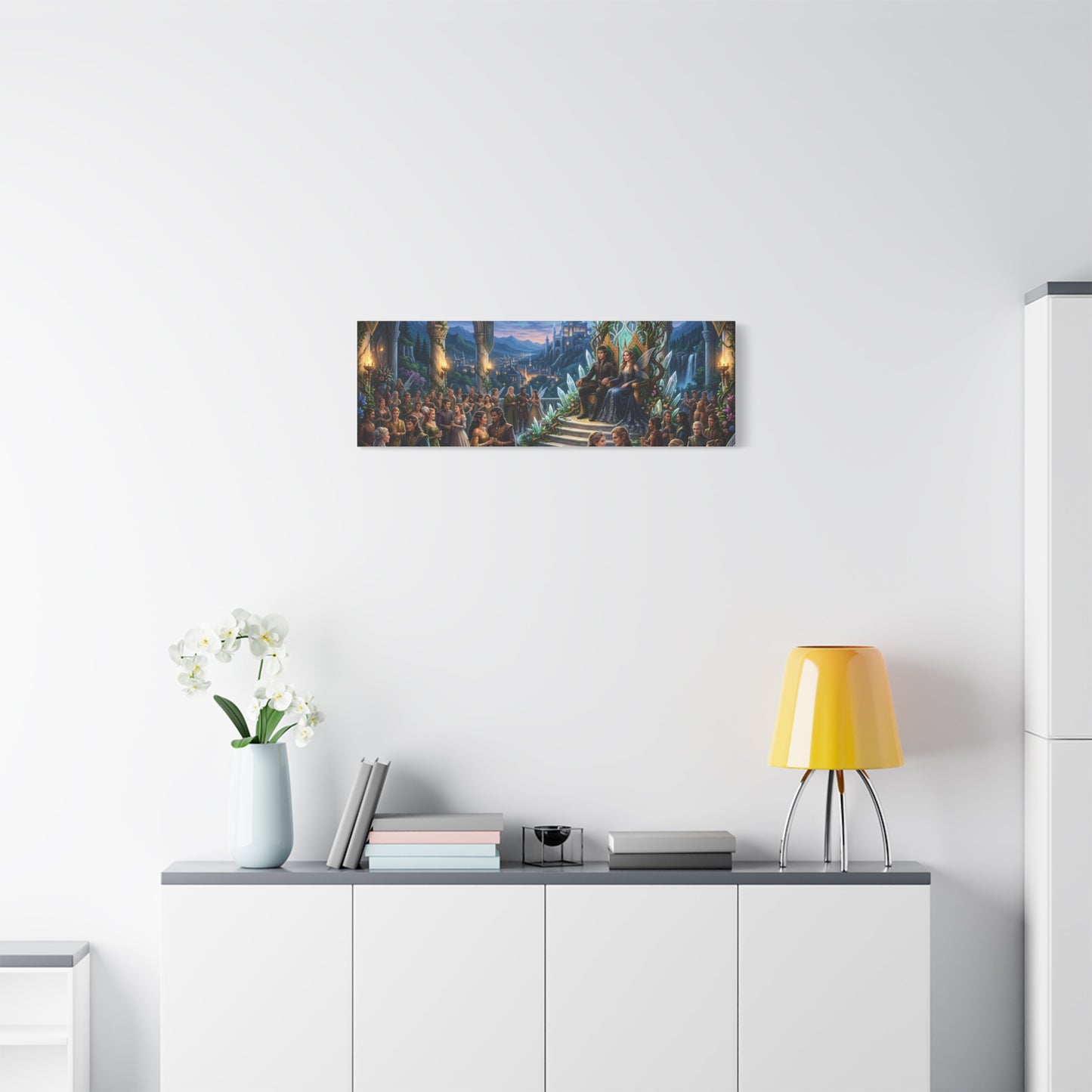 Fantasy Royal Coronation Canvas Art - Matte Stretched Wall Decor