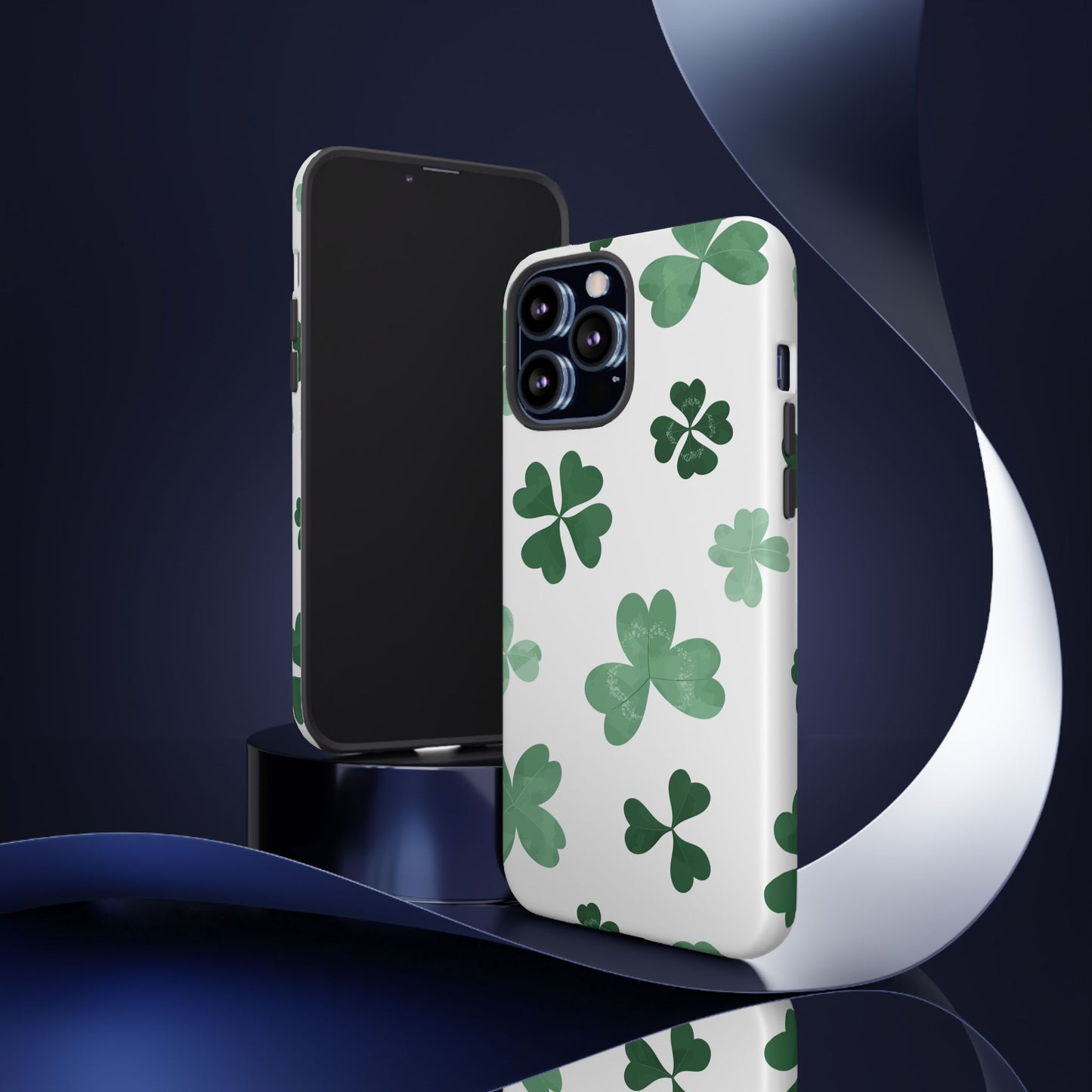 Shamrock Tough Phone Case — St. Patrick’s Day Clover Protective Cover