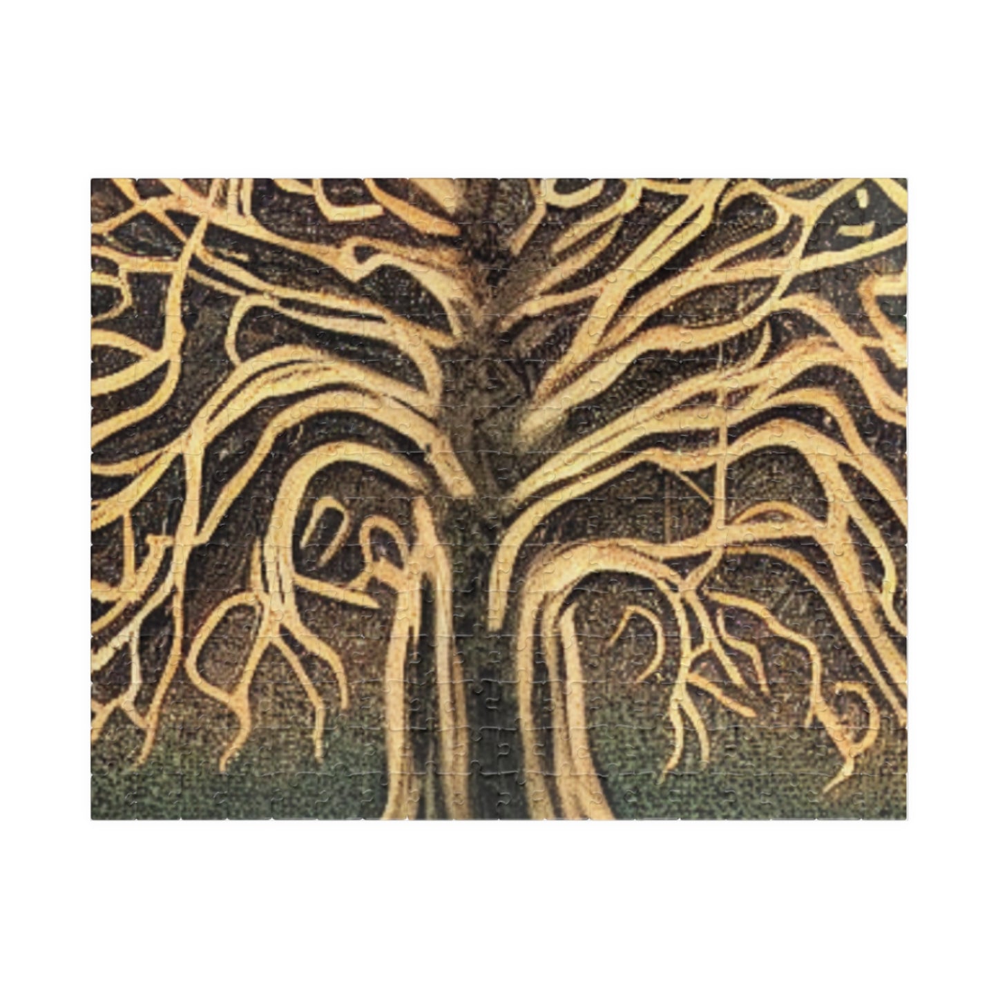 Tree of Life Jigsaw Puzzle — Intricate Root & Branch Art (110–1014 pcs)