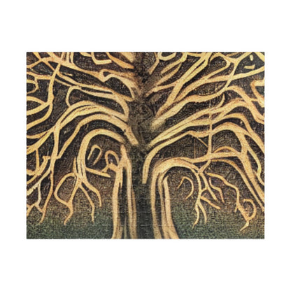 Tree of Life Jigsaw Puzzle — Intricate Root & Branch Art (110–1014 pcs)