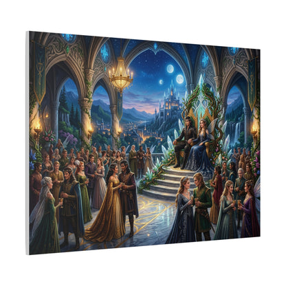 Fantasy Royal Coronation Canvas Art - Matte Stretched Wall Decor