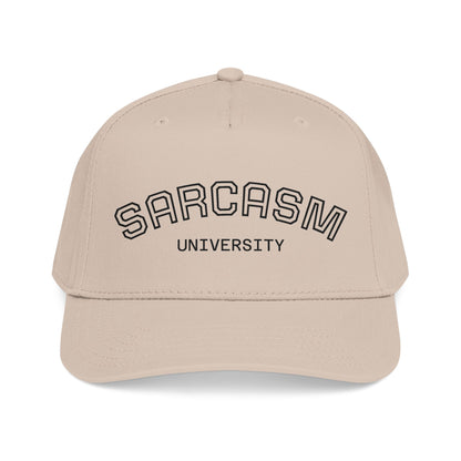 Sarcasm University Baseball Cap — Funny Embroidered Mid-Profile Hat