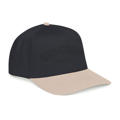 Sarcasm University Baseball Cap — Funny Embroidered Mid-Profile Hat
