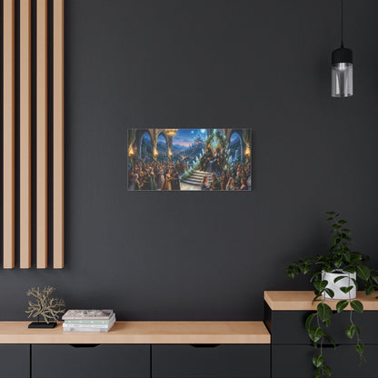 Fantasy Royal Coronation Canvas Art - Matte Stretched Wall Decor