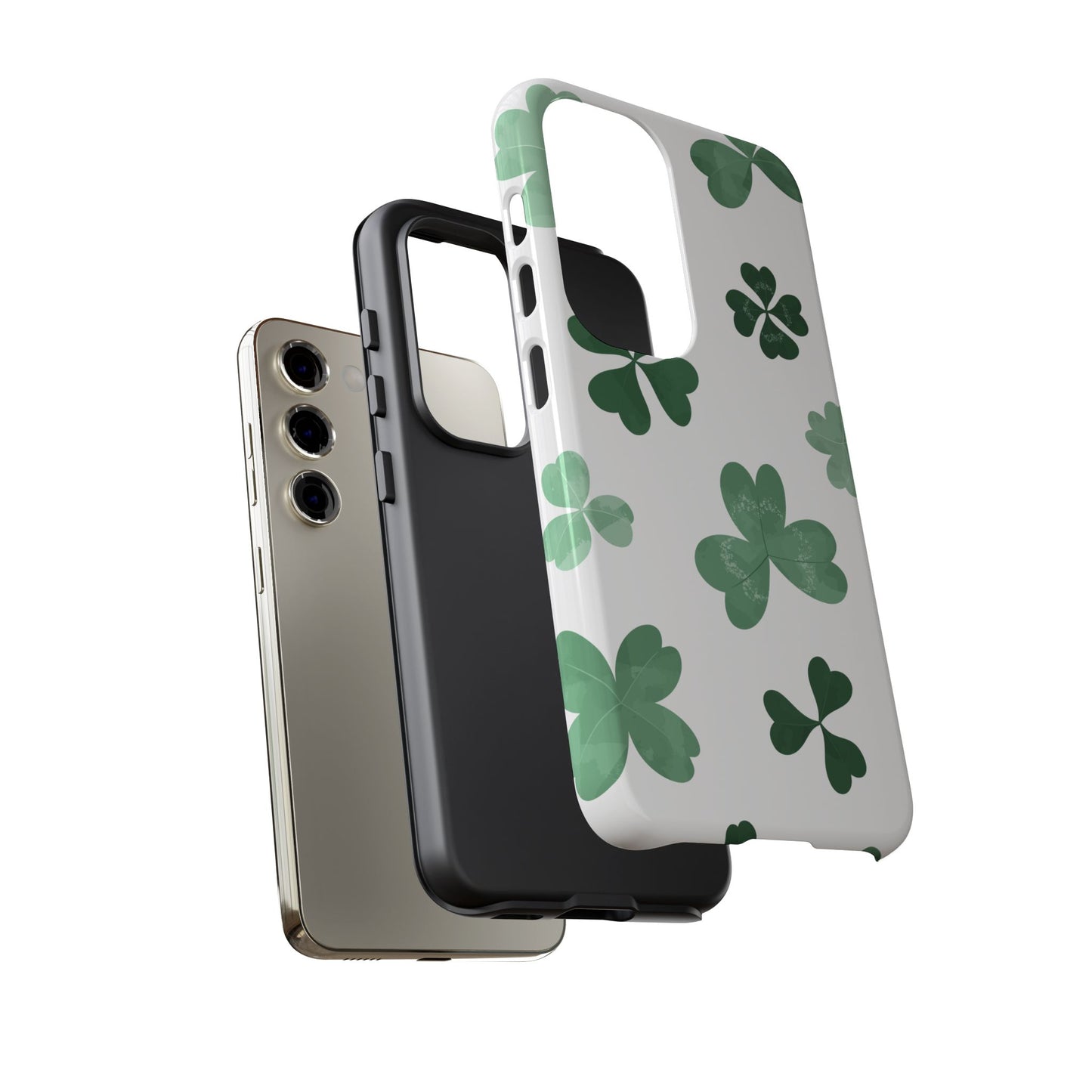 Shamrock Tough Phone Case — St. Patrick’s Day Clover Protective Cover