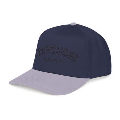 Sarcasm University Baseball Cap — Funny Embroidered Mid-Profile Hat