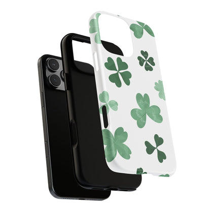 Shamrock Tough Phone Case — St. Patrick’s Day Clover Protective Cover
