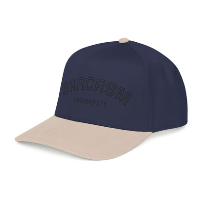 Sarcasm University Baseball Cap — Funny Embroidered Mid-Profile Hat