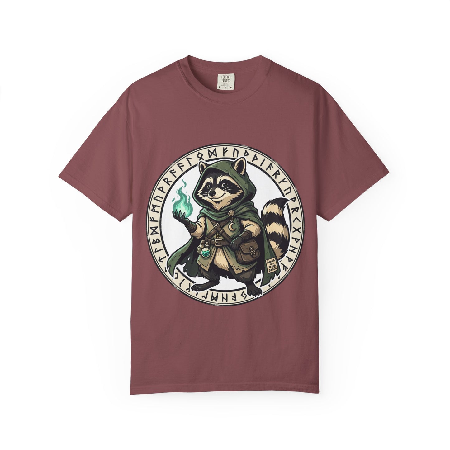 Raccoon Wizard T-Shirt – Cute Fantasy Mage Graphic Tee
