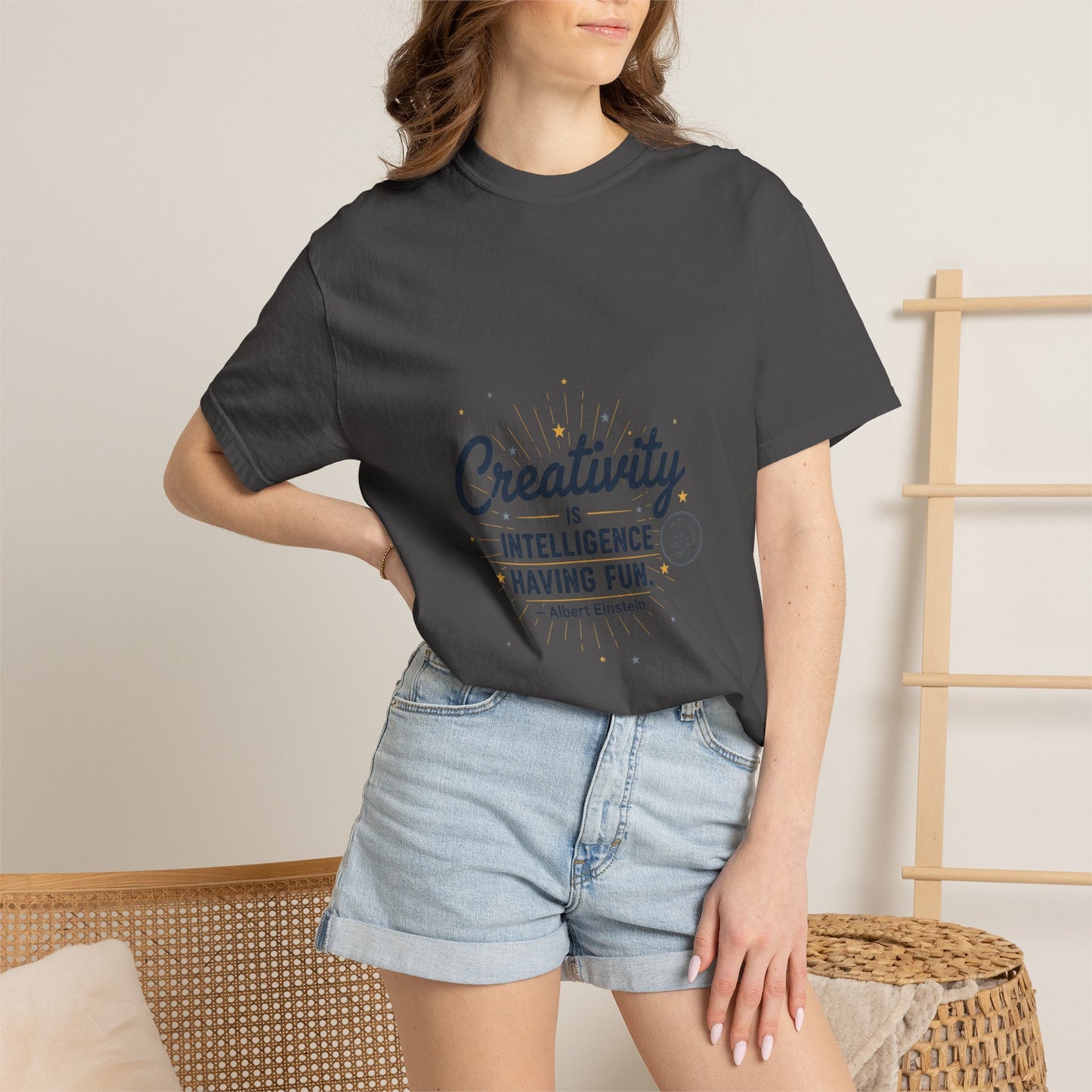 Creativity Is Intelligence T-Shirt — Inspirational Albert Einstein Quote Tee