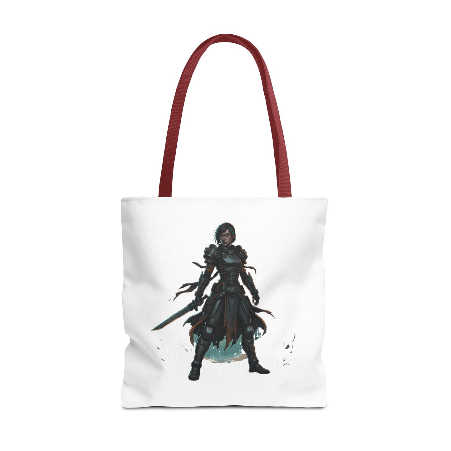 Rogue Warrior Tote Bag – Dark Fantasy Assassin Illustration