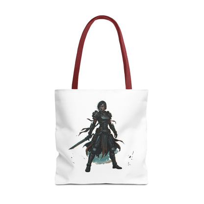 Rogue Warrior Tote Bag – Dark Fantasy Assassin Illustration
