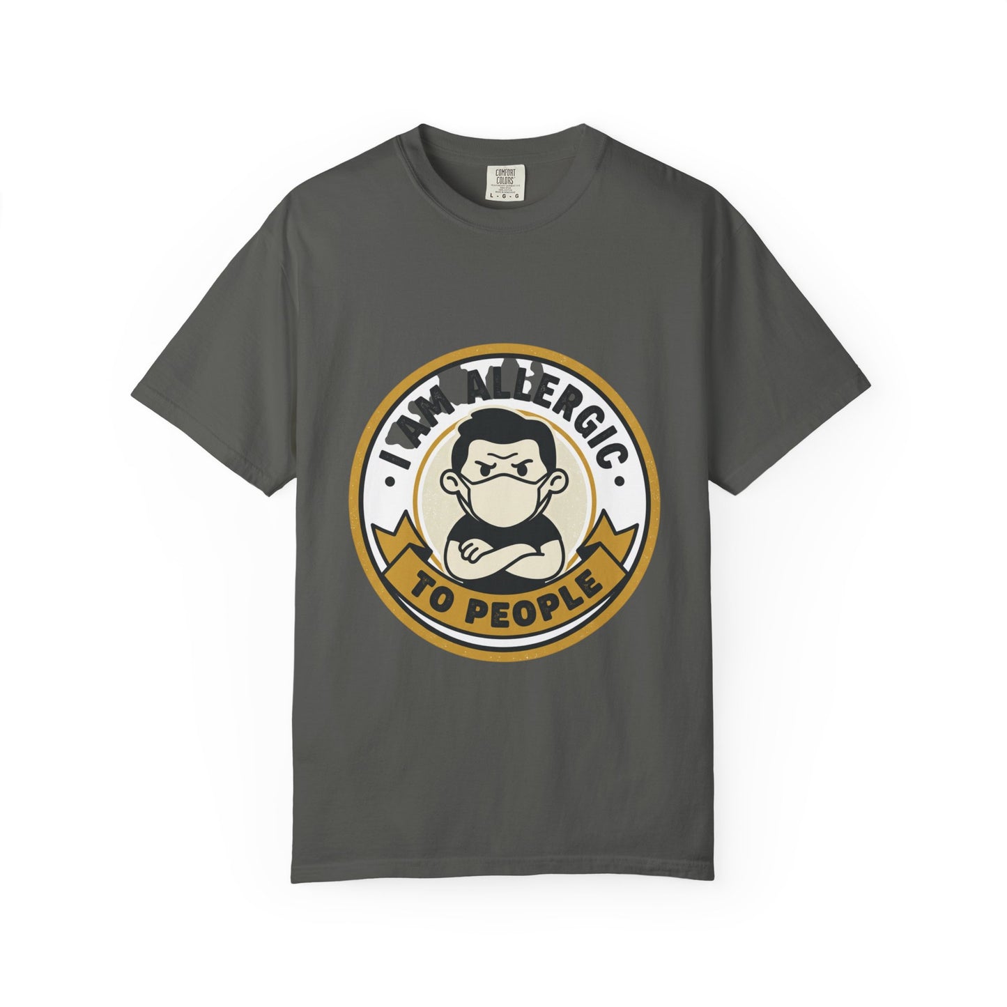 I Am Allergic To People T-Shirt — Funny Anti-Social Graphic Tee