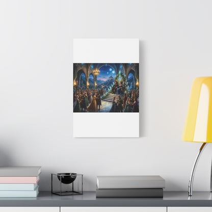 Fantasy Royal Coronation Canvas Art - Matte Stretched Wall Decor