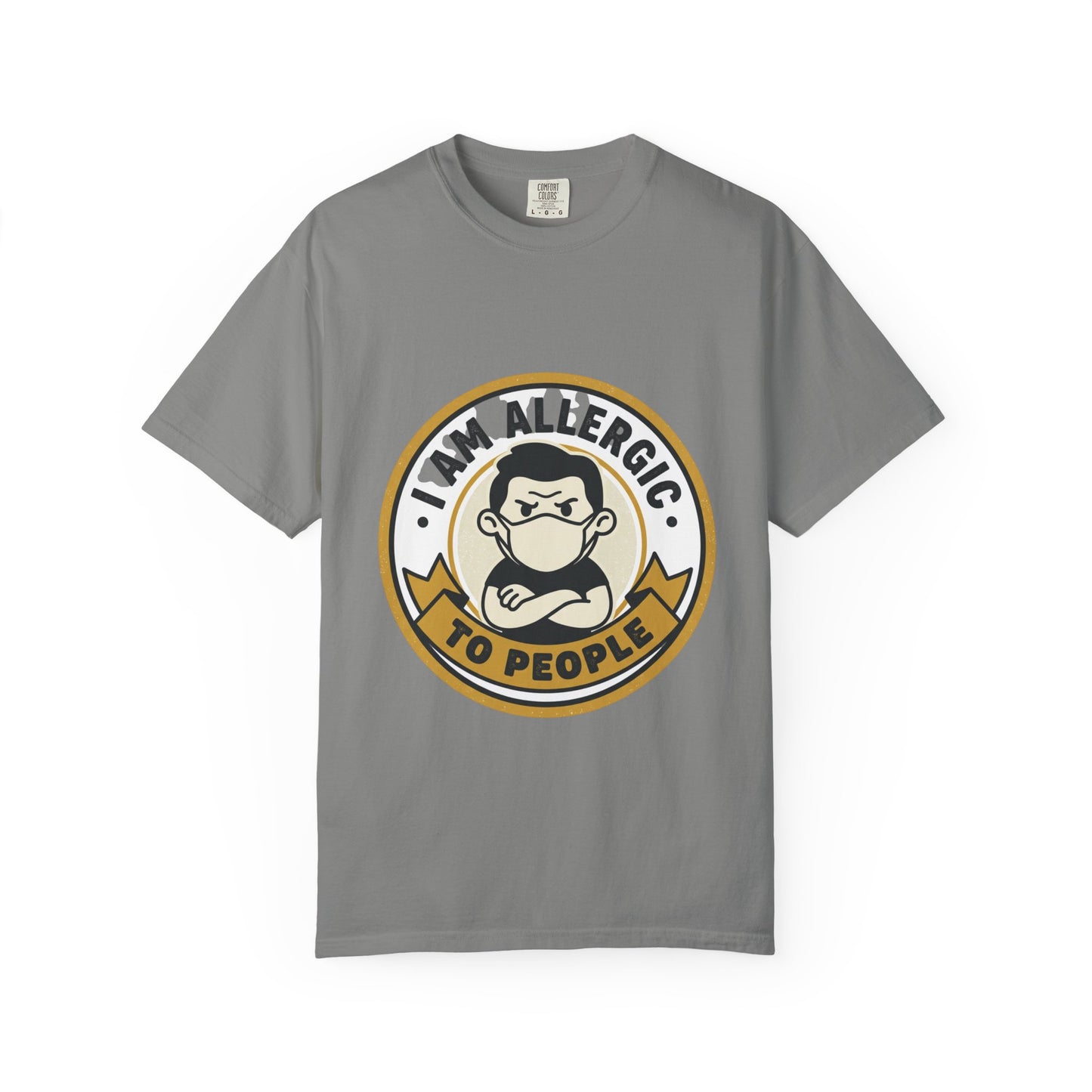 I Am Allergic To People T-Shirt — Funny Anti-Social Graphic Tee