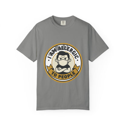 I Am Allergic To People T-Shirt — Funny Anti-Social Graphic Tee