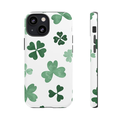Shamrock Tough Phone Case — St. Patrick’s Day Clover Protective Cover