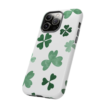 Shamrock Tough Phone Case — St. Patrick’s Day Clover Protective Cover